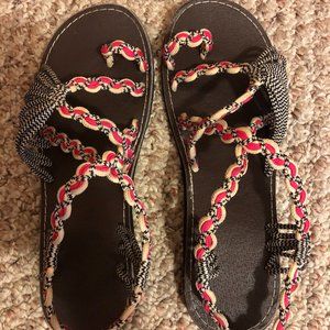 Womens Strappy Sandals 8.5